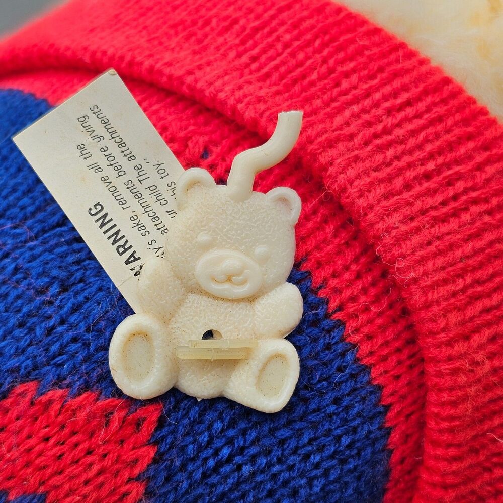 Christmas Bear Plush Stuffed Animal K-Mart 1989 Santas Club TAGS 18" VTG Dan Dee - Picture 8 of 12
